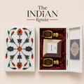 The Indian Route | The Attar & Soap Ritual - Marble Inlay Box with Attars and Soap