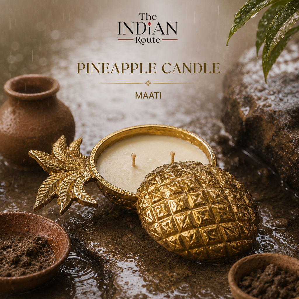 Maati | Pineapple Metal Candle