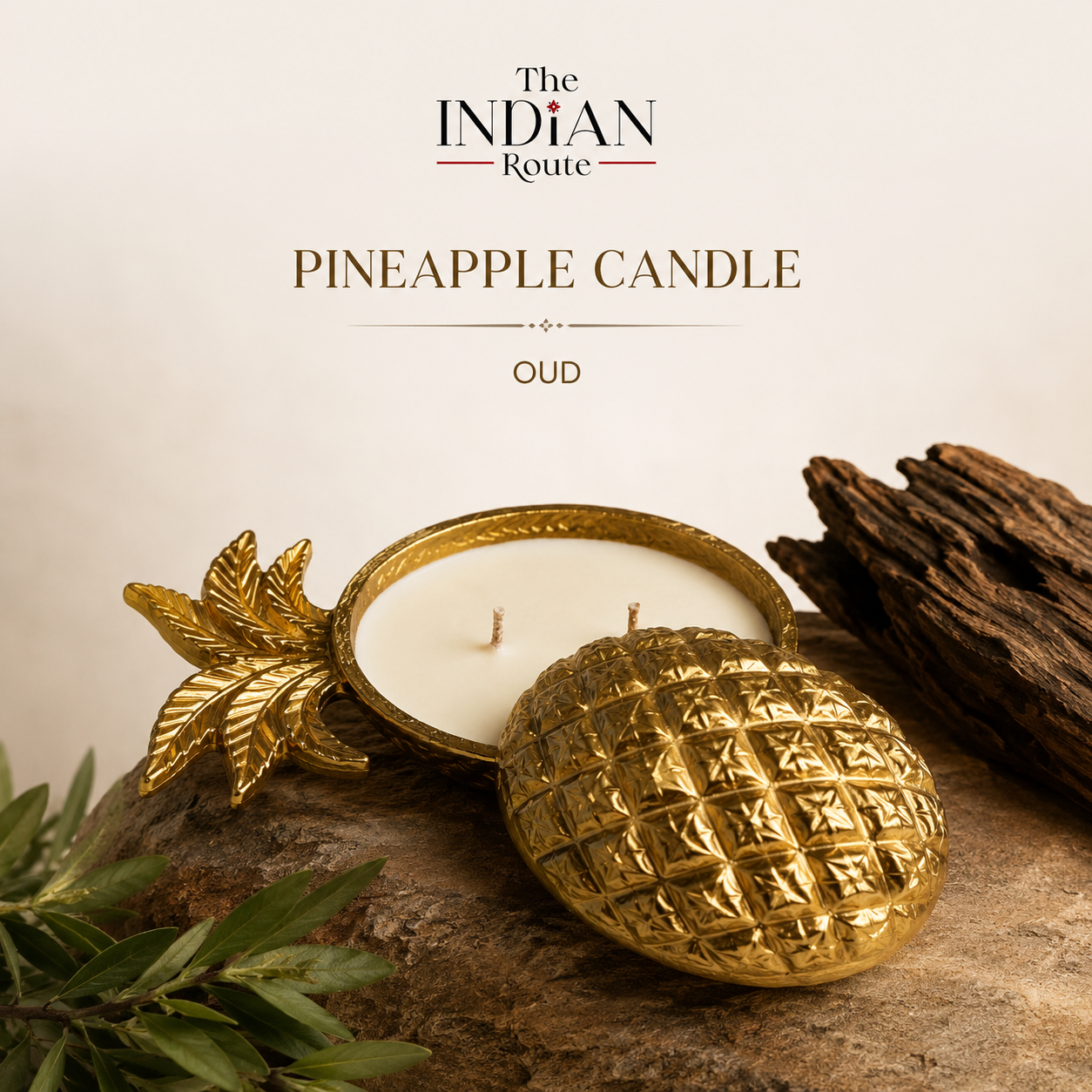 Oud | Pineapple Metal Candle