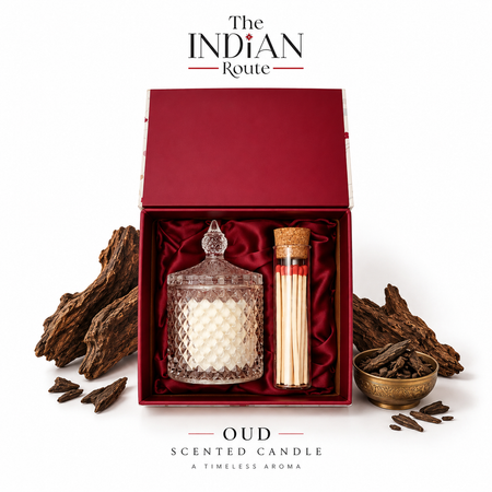 Oud | Crystal Jar Candle Gift Set
